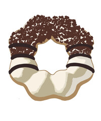 illustration of a donut