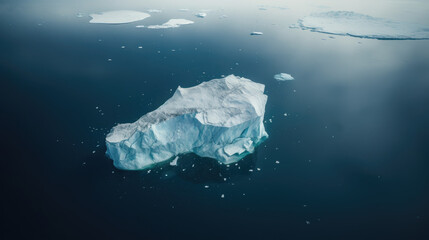 Fototapeta premium ice on the water