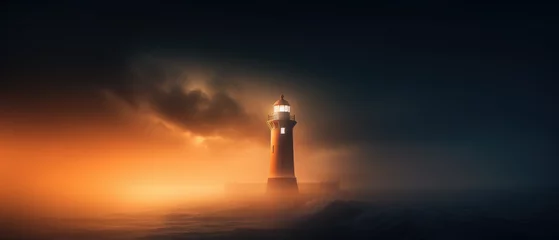Fototapeten lighthouse at night © Astanna Media
