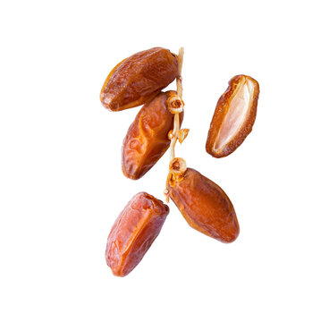 Dried date palm isolated on alpha layer _ dried png image _ fruit image 