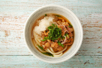 冷やしおろし肉饂飩