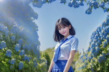 Generative AI Japanese Girl Beauty 