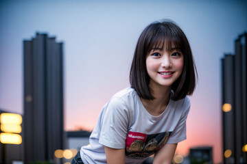 Generative AI Japanese Girl Beauty 