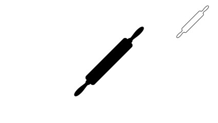Rolling pin silhouette