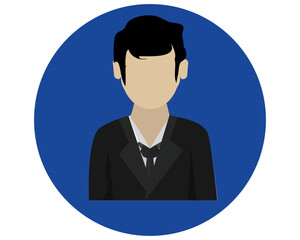 manager male, business concepts for the construction sector, shown in flat vector design.