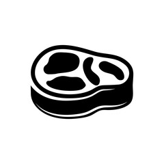 Meat icon vector. Steak illustration sign. BBQ symbol. Food logo. Brazier mark.