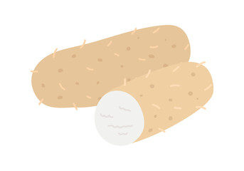 かわいい長いものイラスト