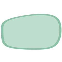 An artwork of a blank label sign paper message post, serving as a reminder memo tag