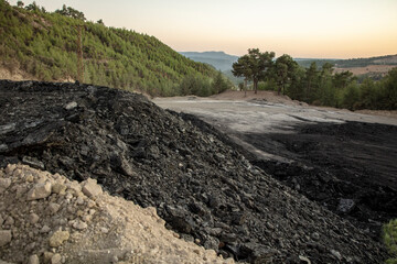 open coal mine general view