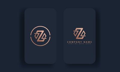 Letter Z Logo Design Concept. Linear Creative Monochrome Monogram Symbol. Universal Elegant Vector Icon. Premium Business Finance Logotype. Luxury Fashion Sign Design Template.