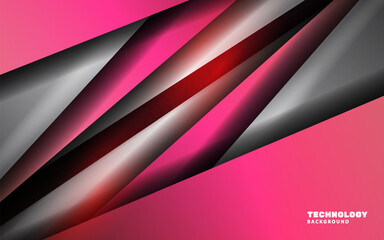 Abstract metal pink color background vector