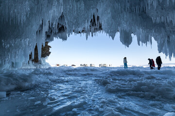 Ice cave on Lake Baikal