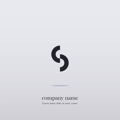 logo icon design letter S robotic blue navy color elegant attractive simple luxury futuristic for large companies eps 10