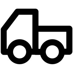 Set of Labour Tools Bold Line Icons

