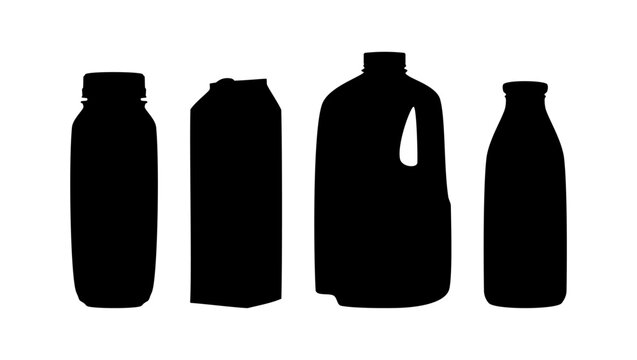 milk bottle set