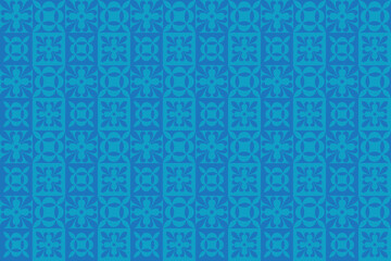 Fototapeta na wymiar seamless square classic royal blue checker box pattern background vector decoration