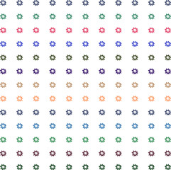 Colored elements form a simple background