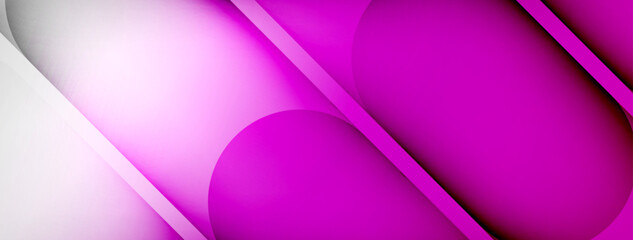Abstract background - geometric composition created with lights and shadows. Technology or business digital template