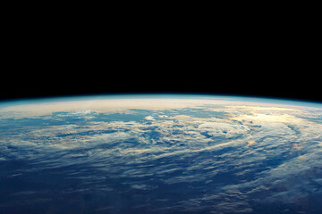 The Earth viewed from the orbit