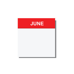 calender icon, june icon with white background