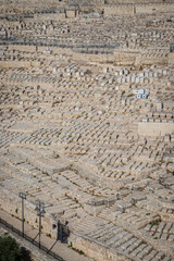 Graves in Mount of Olives, Jerusalem, Israel