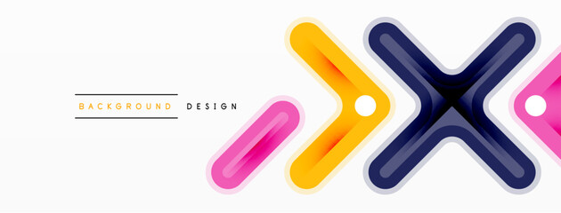 Cross line background minimal geometric template. Design for wallpaper, banner, background, landing page, wall art, invitation, prints, posters