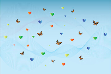 balloons in the sky