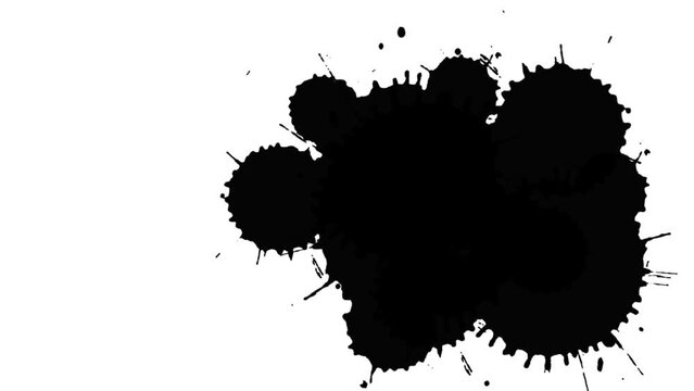 ink splat paint brush stroke