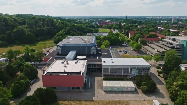 Aerial view of CongressPark Wolfsburg , Germany
