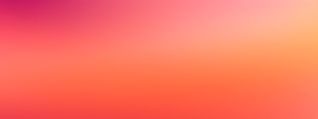 Abstract colorful backdrop banner illustration template pattern - Color gradient, orange grain gradation texture, pink noise blur background (Generative Ai)