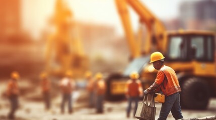 Happy Labor Day Concept, Labor Celebration Background. Generative Ai