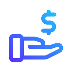 commission gradient icon