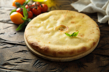 Traditional homemade savory pie