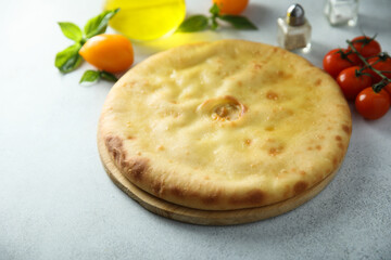 Traditional homemade savory pie