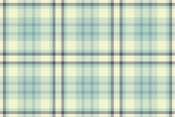 Textile pattern vector of check texture background with a seamless fabric plaid tartan.