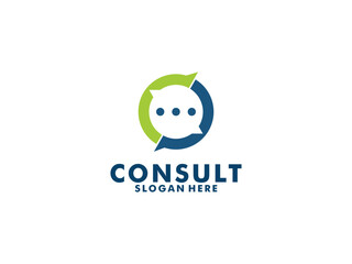Consulting agency logo, Consult logo vector Template