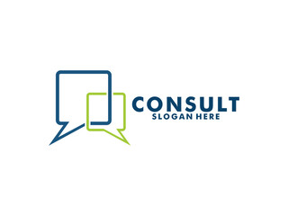 Consulting agency logo, Consult logo vector Template