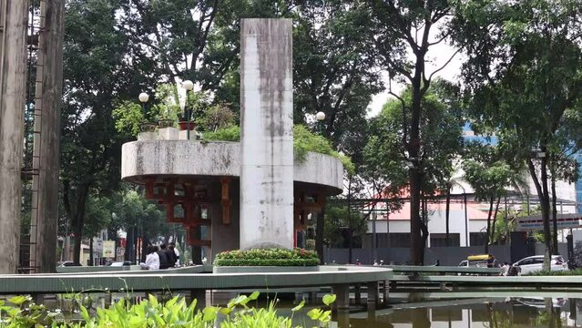 Turtle Lake in Ho Chi Minh City (or Ho Con Rua) is officially named Cong Truong Quoc Te &ndash; a roundabout connecting Vo Van Tan, Pham Ngoc Thach and Tran Cao Van in district 3, Ho Chi Minh city, Vietnam.
