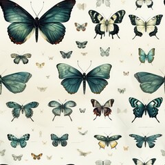 Butterfly texture background