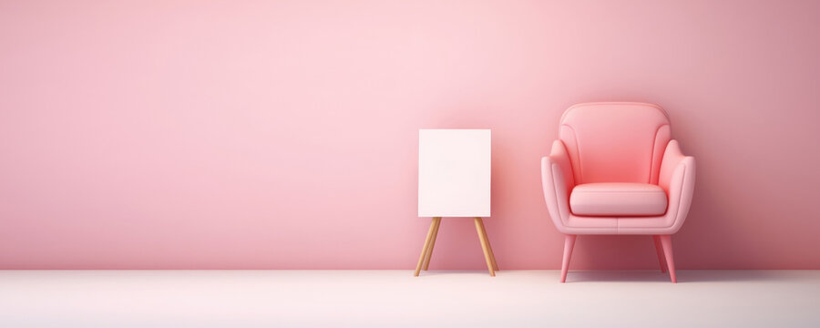 We Are Hiring Concept with Empty Office Chair, Job Vacancy, Searching for a New Job Opportunity. Generative Ai