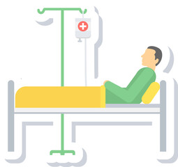 Patient on Bed