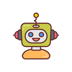 Artificial Intelligence icon in vector. Illustration