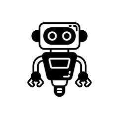 Robotics icon in vector. Illustration