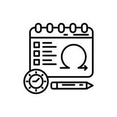 Sprint icon in vector. Illustration