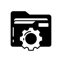 Data Management icon in vector. Illustration