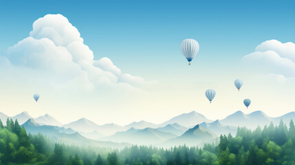 Fototapeta premium World Ozone Day Background, International Day for the Preservation Concept. Generative Ai