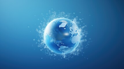 Fototapeta na wymiar World Ozone Day Background, International Day for the Preservation Concept. Generative Ai
