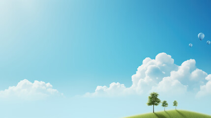 Fototapeta na wymiar World Ozone Day Background, International Day for the Preservation Concept. Generative Ai