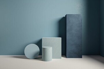 Fototapeta premium Elegant presentation podium for object - AI generated