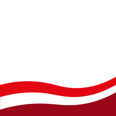 Indonesian Flag Border